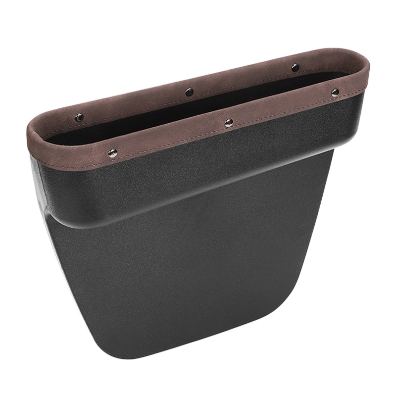 Multifunctional Car Gap Storage Box Car Seat Slit Storage Bag, Style: Co-driving (Brown) - Shopkiz.com