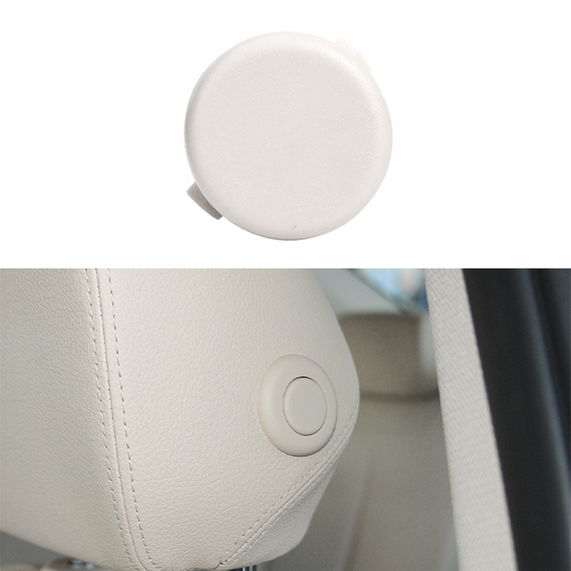 For BMW 3 Series F30 Left Driving Car Front Headrest Switch Button 5210 7362 619(Beige White) - Shopkiz.com