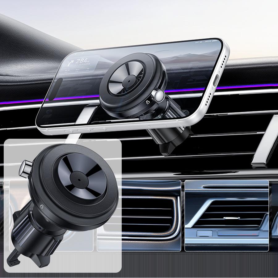 Yesido C258 Car Air Vent Magnetic Phone Holder (Black) - Shopkiz.com