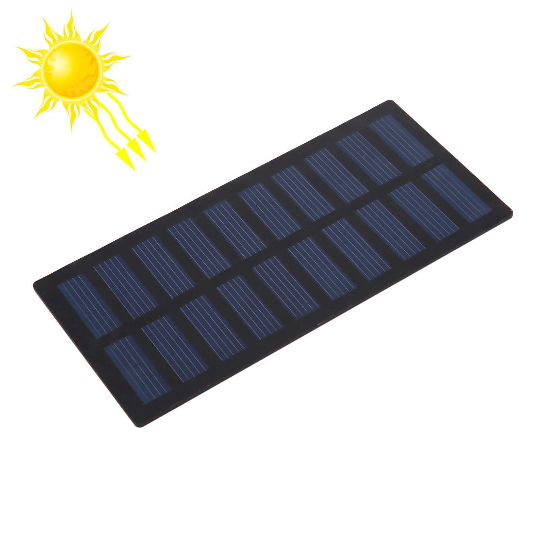 5V 1.1W 200mAh DIY Sun Power Battery Solar Panel Module Cell, Size: 132 x 63mm - Shopkiz.com