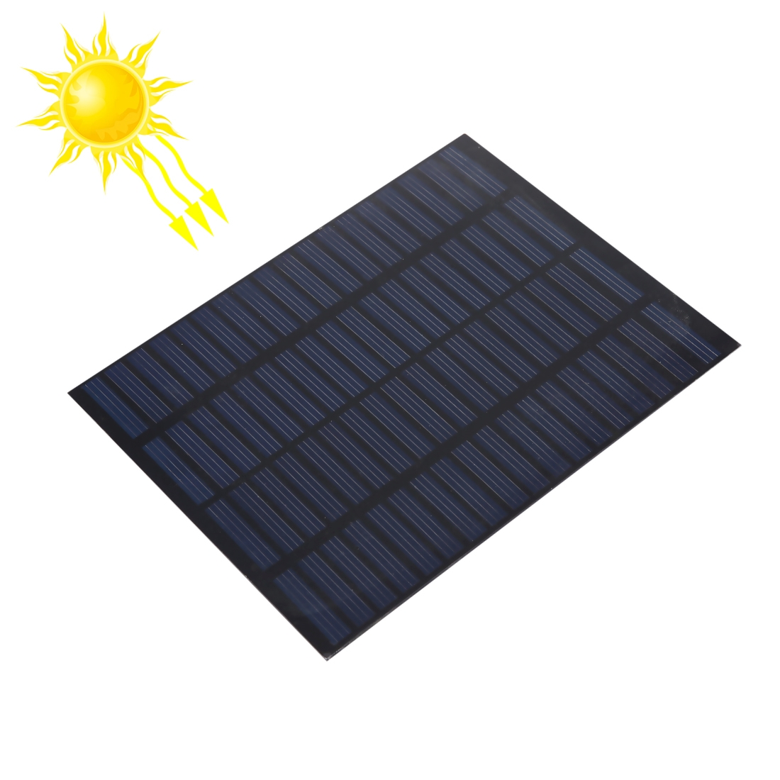 18V 1.5W 80mAh DIY Sun Power Battery Solar Panel Module Cell, Size: 110 x 140mm - Shopkiz.com