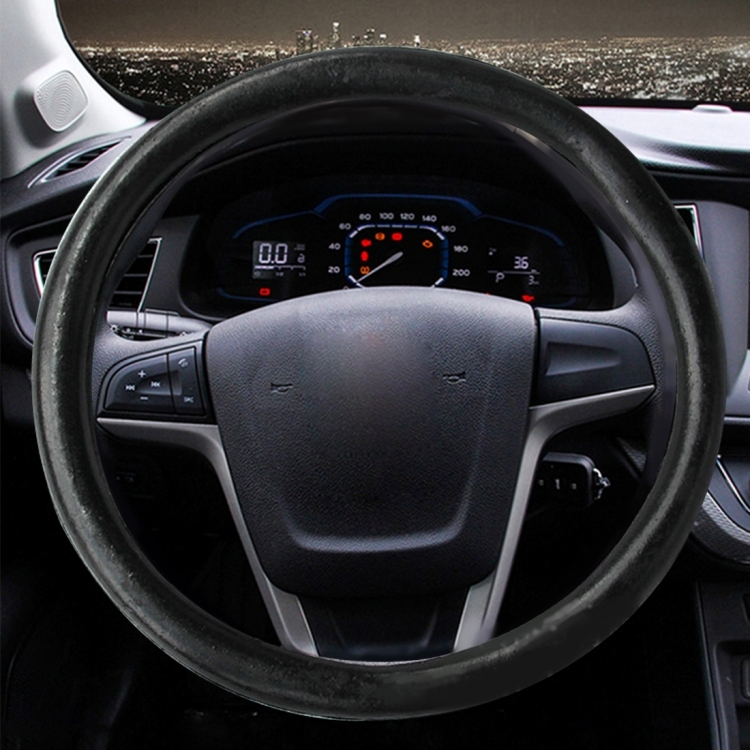 5 PCS Four Seasons Car Truck Black Rubber Ring Inside Steering Wheel Cover, Adaptation Steering Wheel Diameter: 40cm - Shopkiz.com