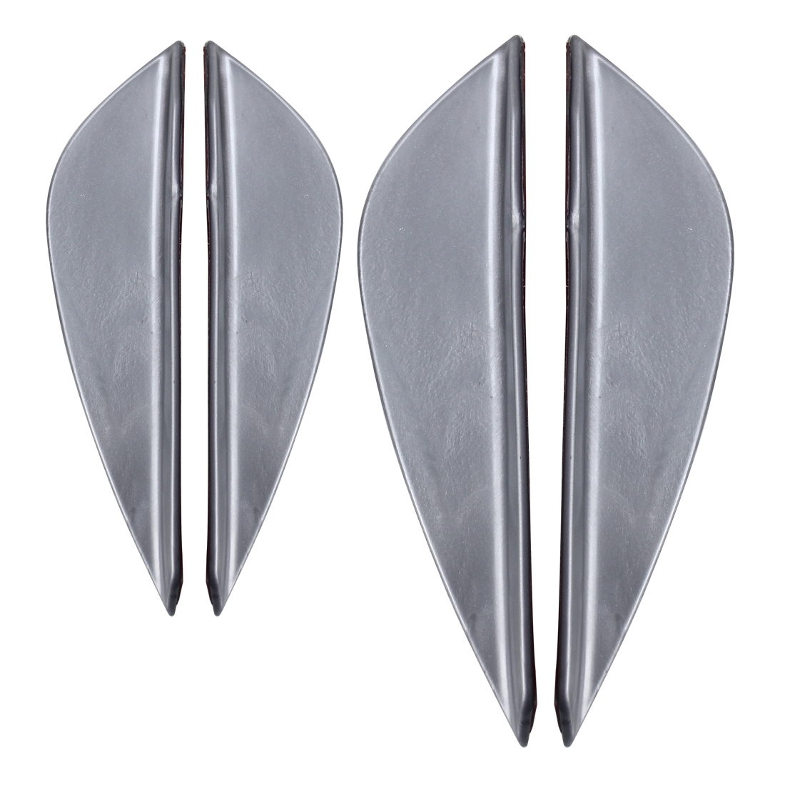 2 Pair Car Styling Body Head Side Light Lamp Frame Stick Cover Trim Car Styling Side Light Decoration Trim Cover Auto Accessories, Length: 16cm, 13cm