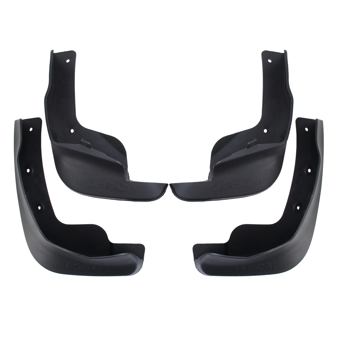 4 PCS Car Auto Semi-Rigid PVC Splash Flaps Mudguards Fender Guard for Nissan Qashqai 2016 Version - Shopkiz.com