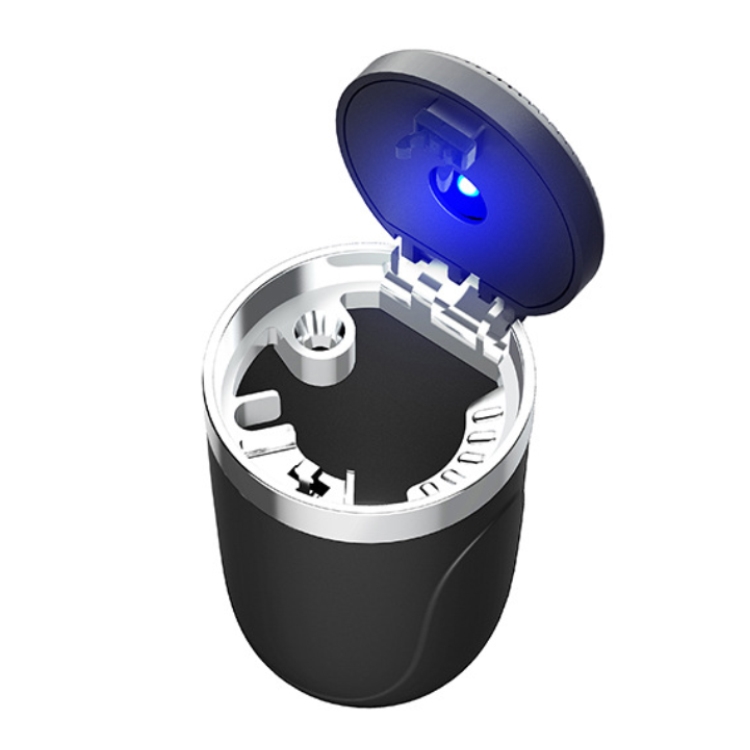 Portable Car Cigarette Ashtray with Light(Black) - Shopkiz.com