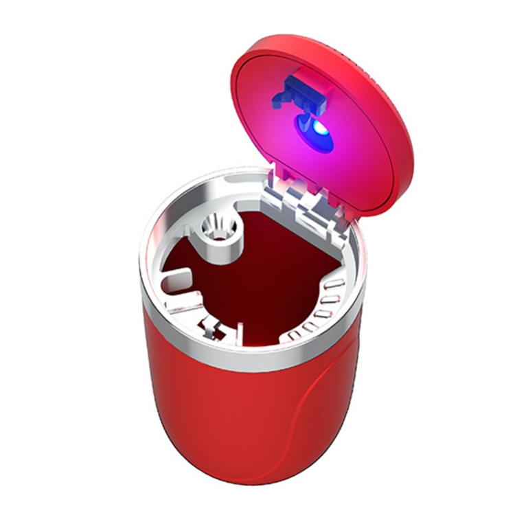 Portable Car Cigarette Ashtray with Light(Red) - Shopkiz.com