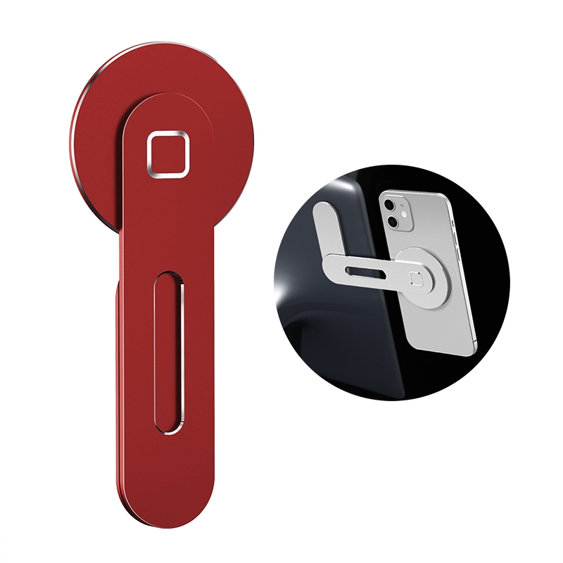 Central Control Screen Hidden Magnetic Car Phone Holder (Red) - Shopkiz.com