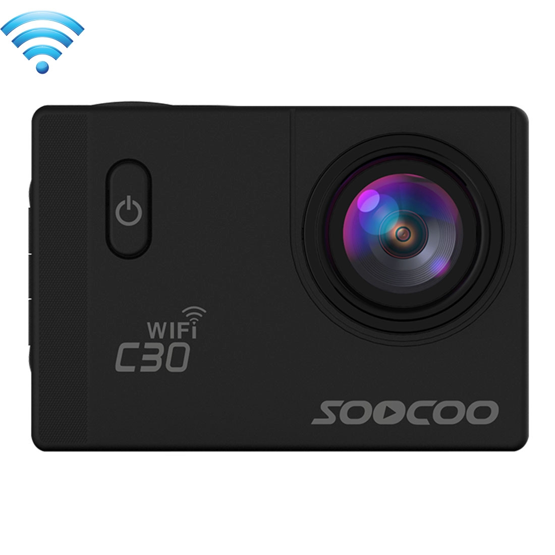 SOOCOO C30 2.0 inch Screen 4K 170 Degrees Wide Angle WiFi Sport Action Camera Camcorder with Waterproof Housing Case, Support 64GB Micro SD Card,