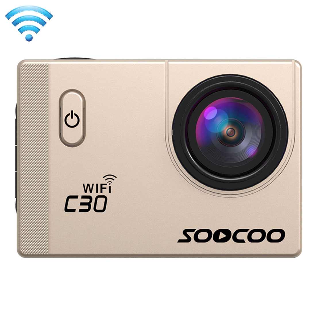 SOOCOO C30 2.0 inch Screen 4K 170 Degrees Wide Angle WiFi Sport Action Camera Camcorder with Waterproof Housing Case, Support 64GB Micro SD Card,