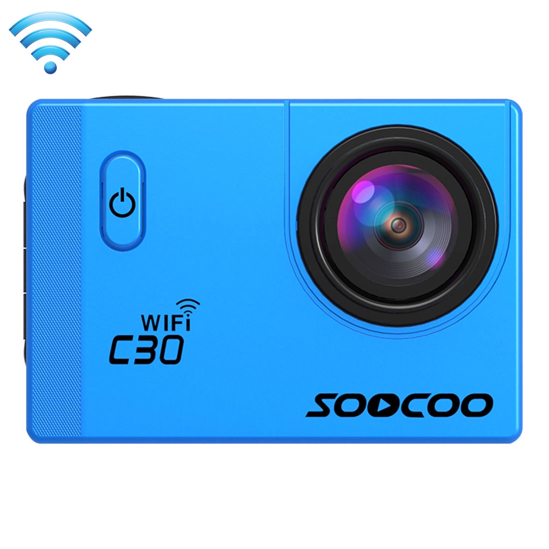SOOCOO C30 2.0 inch Screen 4K 170 Degrees Wide Angle WiFi Sport Action Camera Camcorder with Waterproof Housing Case, Support 64GB Micro SD Card,