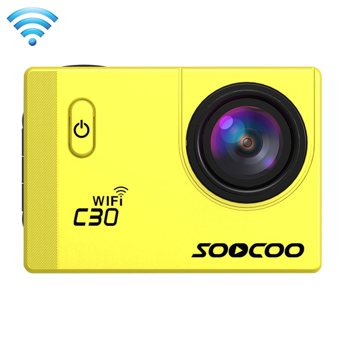 SOOCOO C30 2.0 inch Screen 4K 170 Degrees Wide Angle WiFi Sport Action Camera Camcorder with Waterproof Housing Case, Support 64GB Micro SD Card,