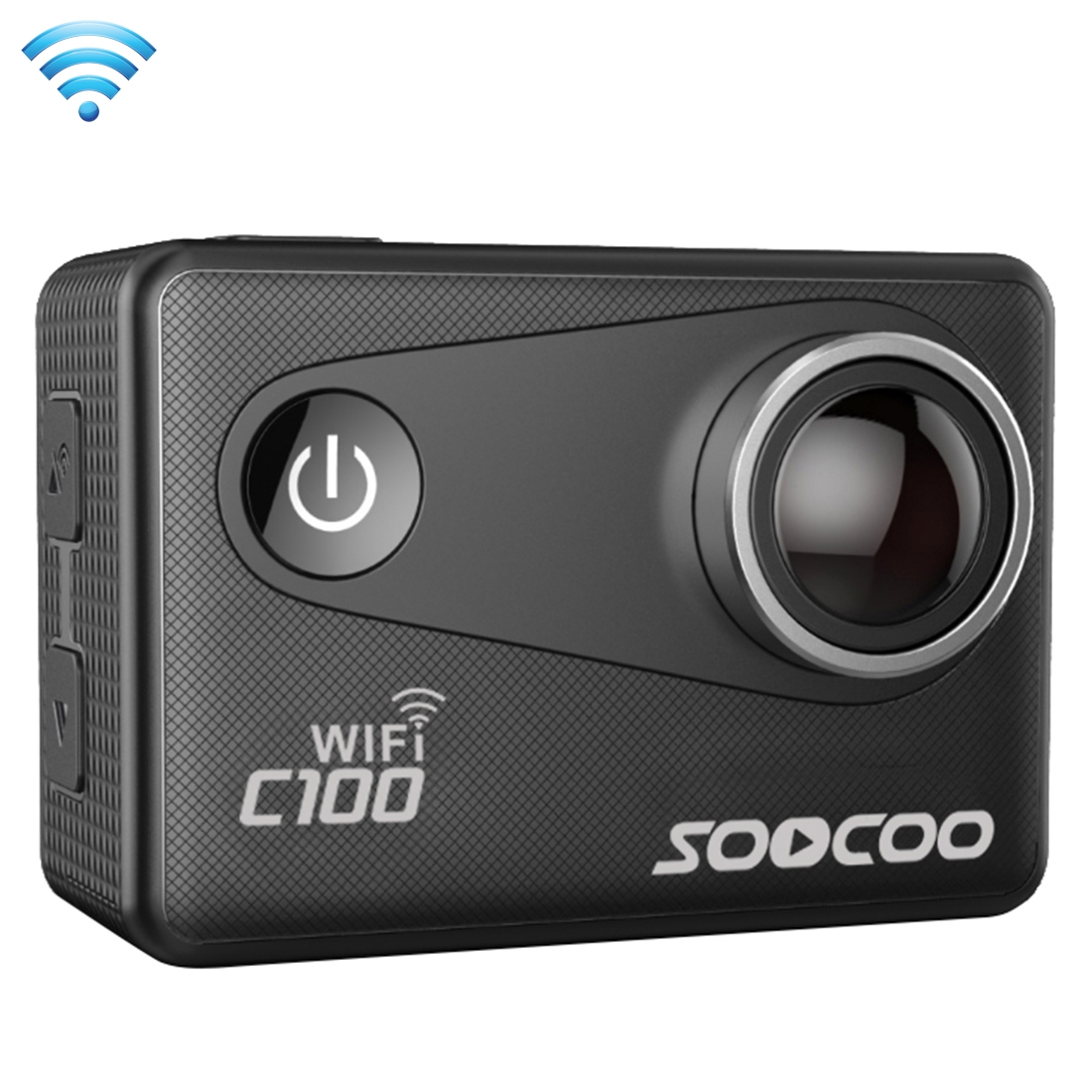 SOOCOO C100 2.0 inch Screen 4K 170 Degrees Wide Angle WiFi Sport Action Camera Camcorder with Waterproof Housing Case, Support 64GB Micro SD Card &