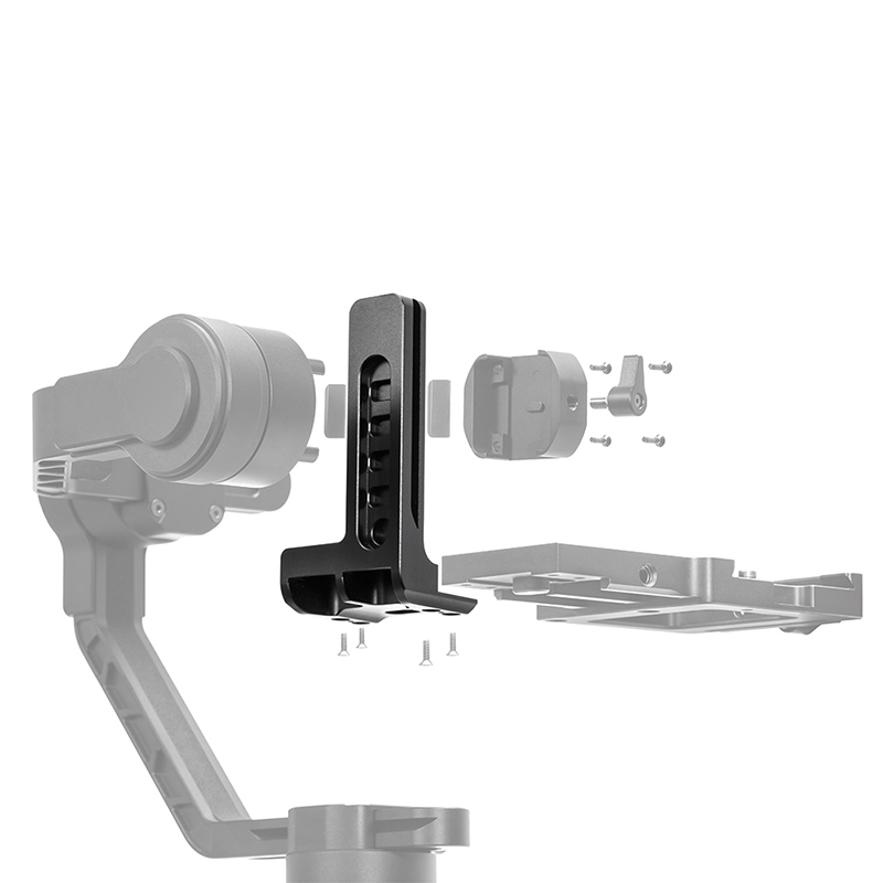 ZHIYUN CRANE 2 Gravity Adjuustment Plate for 1DX(Black)