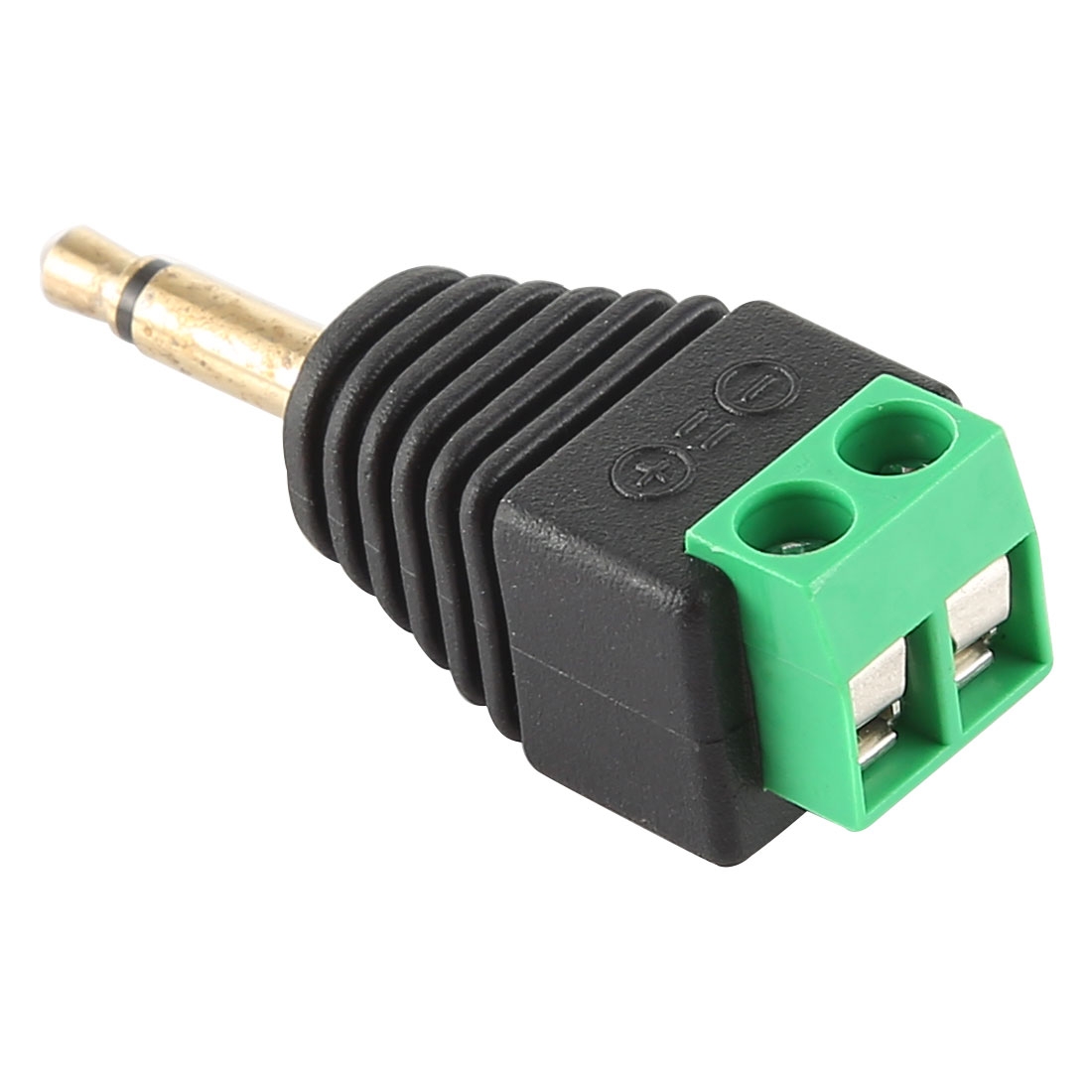 3.5mm Male Plug 2 Pole 2 Pin Terminal Block Stereo Audio Connector - Shopkiz.com