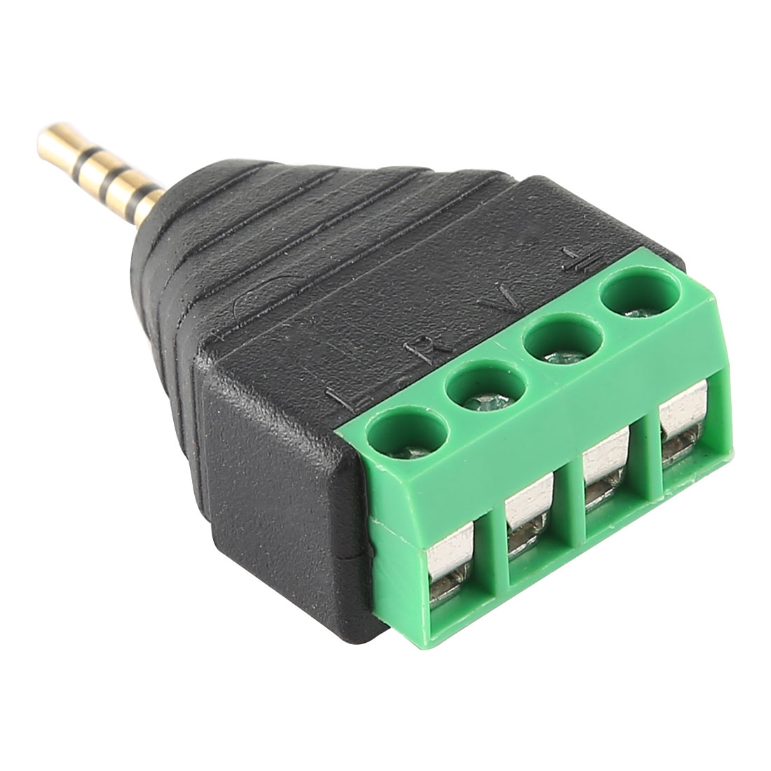 2.5mm Male Plug 4 Pole 4 Pin Terminal Block Stereo Audio Connector - Shopkiz.com