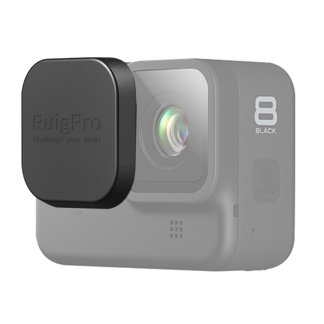 RUIGPRO for GoPro HERO8 Black Proffesional Scratch-resistant Camera Lens Protective Cap Cover (Black) - Shopkiz.com