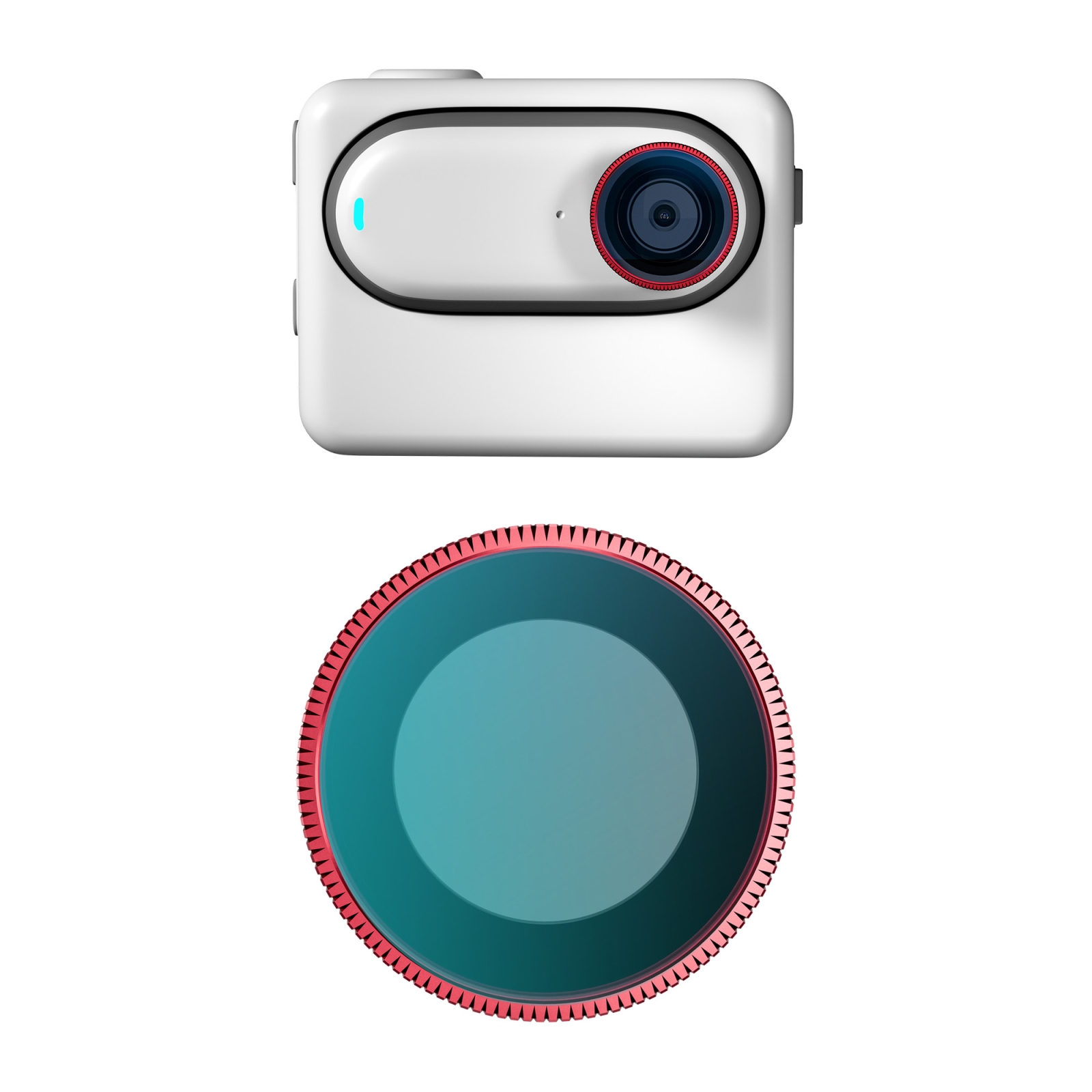 For Insta360 GO 3S STARTRC MCUV Camera Lens Filter (Black Red) - Shopkiz.com