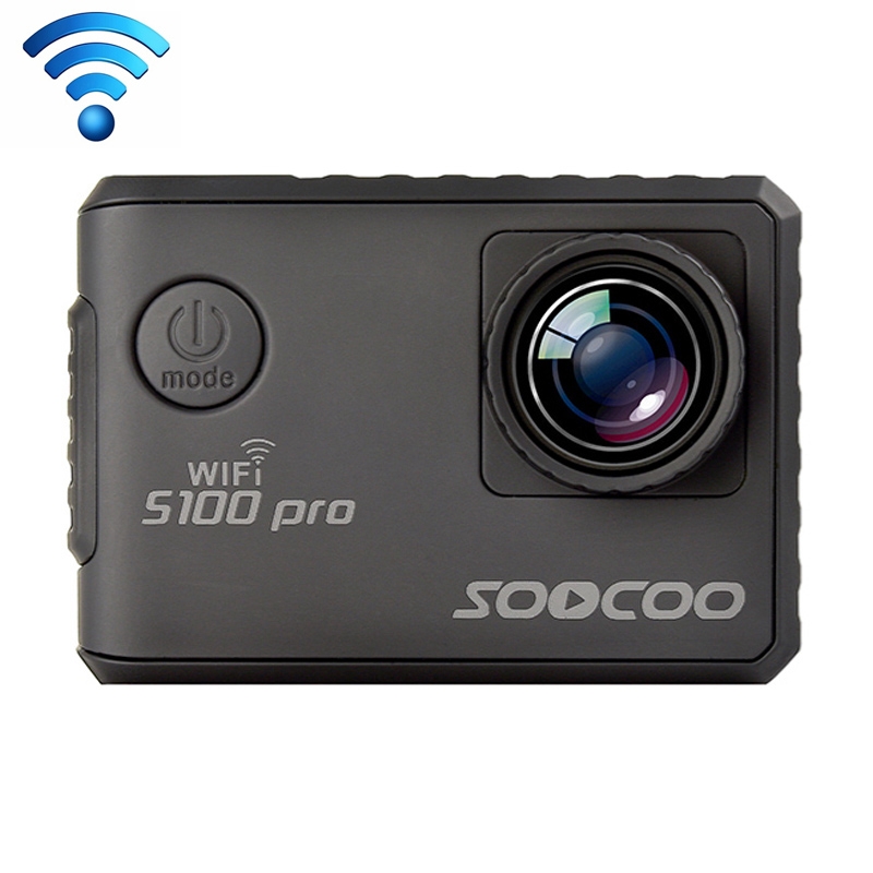SOOCOO S100 Pro 4K WiFi Action Camera with Waterproof Housing Case, 2.0 inch Screen, 170 Degrees Wide Angle(Black) - Shopkiz.com