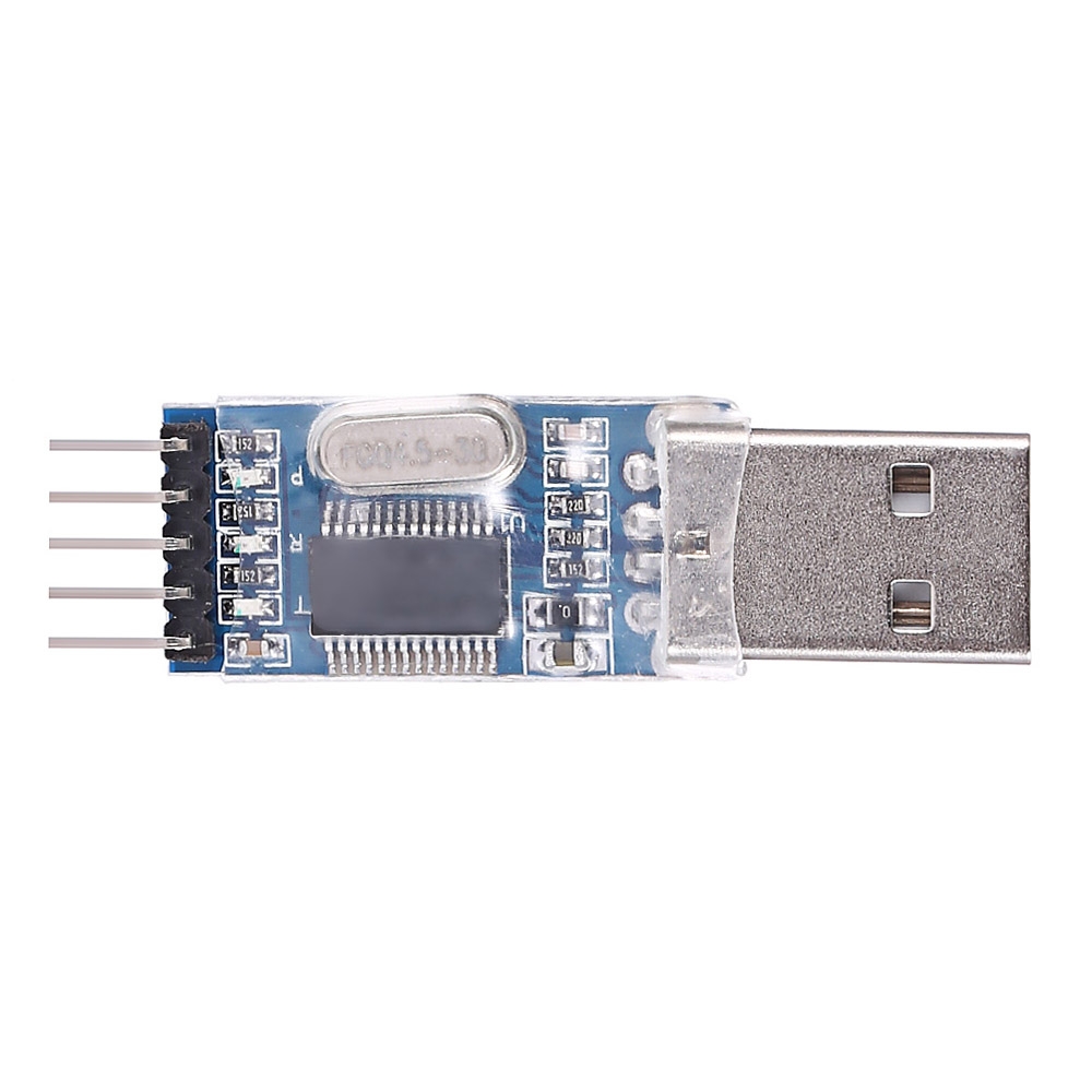 Genuine PL2303HX Chip 3.3V and 5V Dual Voltage Output USB to TTL Converter Module Board (Blue) - Shopkiz.com