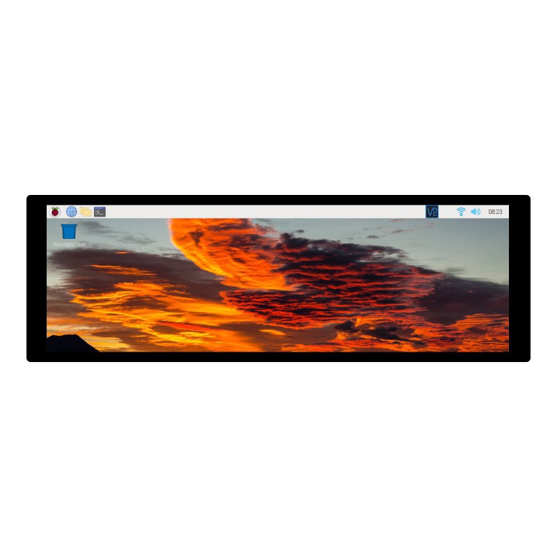 WAVESHARE 7.9 inch Capacitive Touch Display For Raspberry Pi, 400 x 1280, IPS, DSI Interface - Shopkiz.com