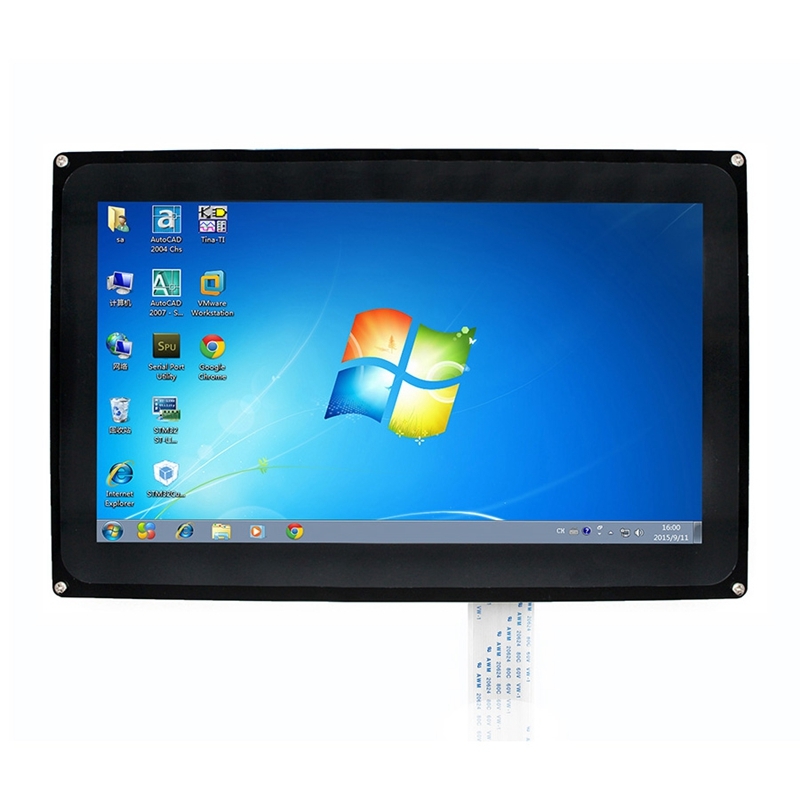 WAVESHARE 10.1inch Resistive Touch Screen LCD, HDMI interface with Case, Supports Multi mini-PCs - Shopkiz.com