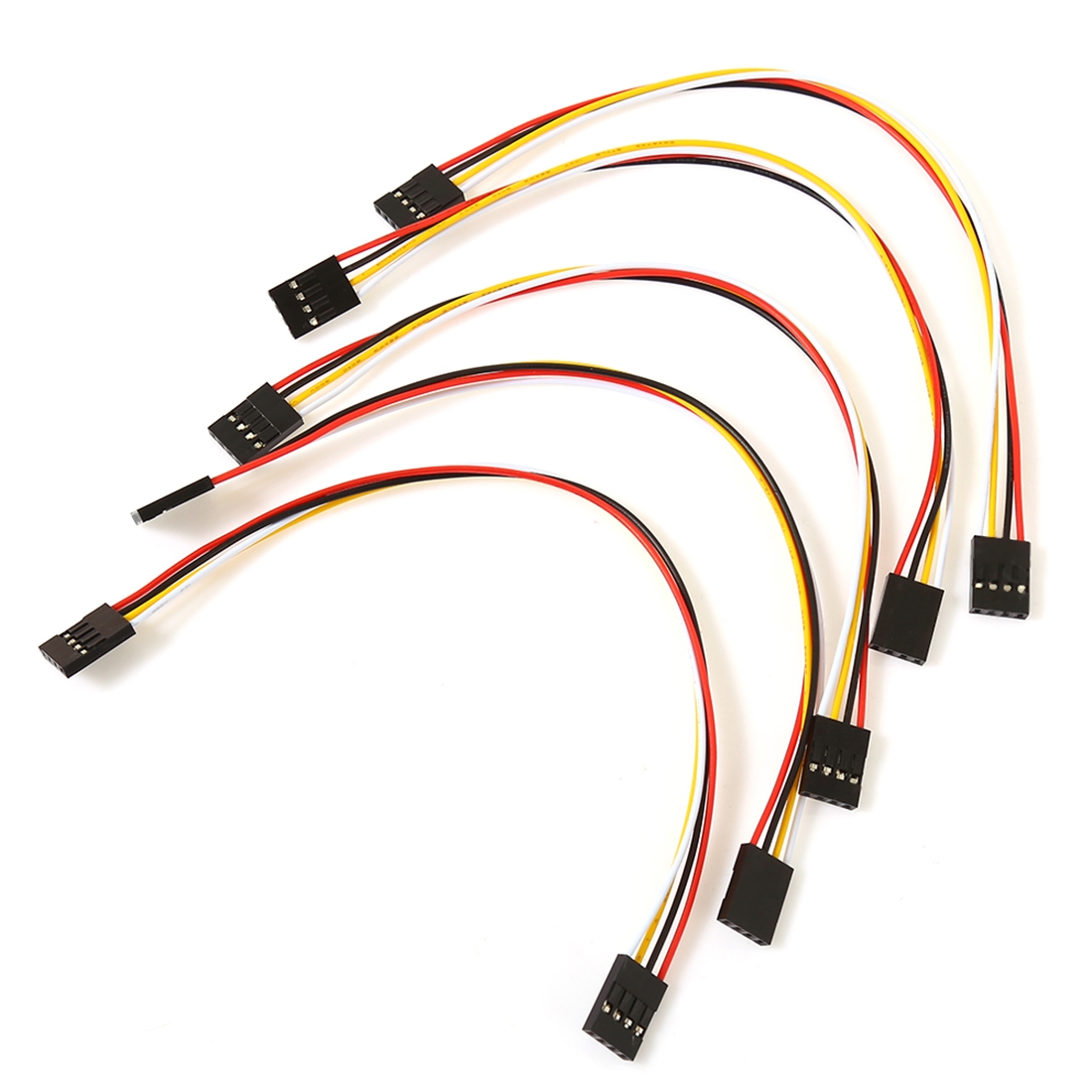 5 PCS 4 Pin Jumper Cable Female to Female Dupont Wire for Arduino - Shopkiz.com