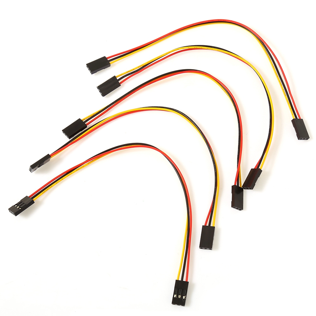 5 PCS 3 Pin Jumper Cable Female to Female Dupont Wire for Arduino - Shopkiz.com