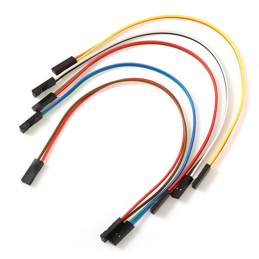 5 PCS 2 Pin Jumper Cable Female to Female Dupont Wire for Arduino - Shopkiz.com