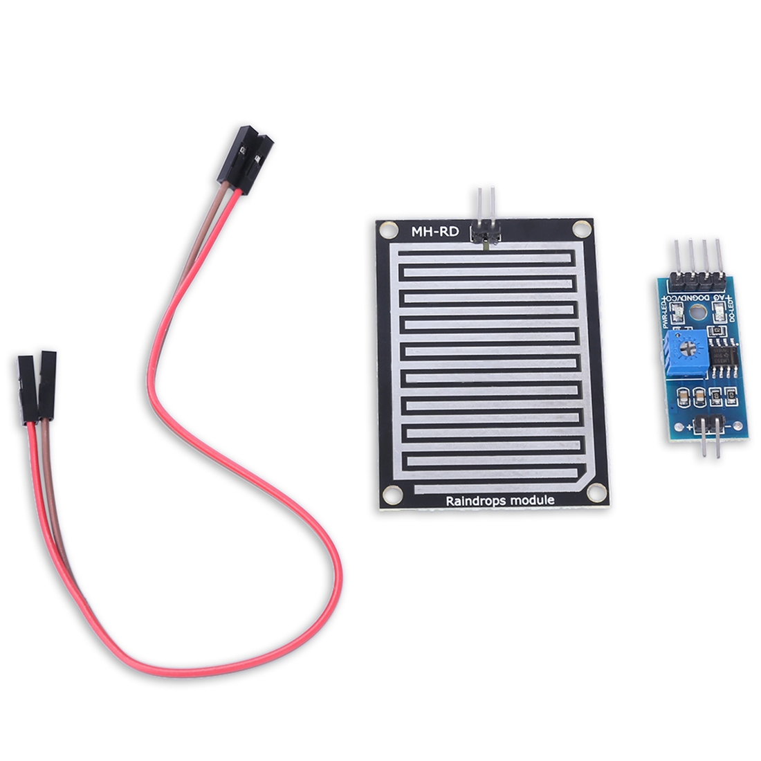 DC 5V Large Area Rain / Raindrop Sensor Module DIY Parts - Shopkiz.com