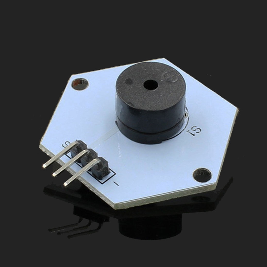 LDTR - 0020 Digital Passive Buzzer Module DC 3.3 - 5V Electromagnetic Sensor for Arduino  -  White and Black - Shopkiz.com