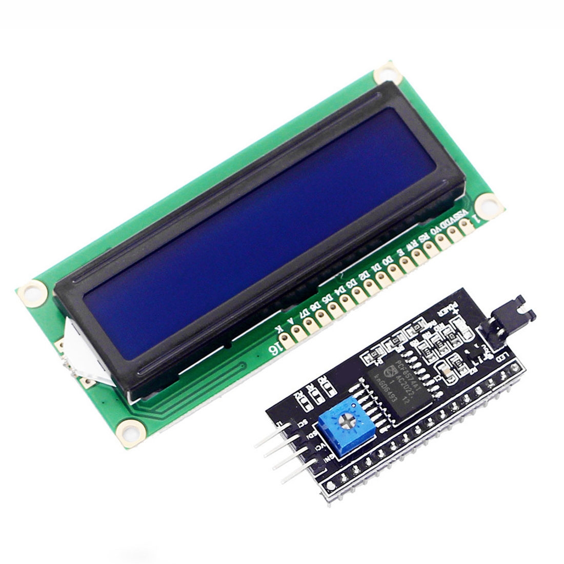 New IIC / I2C with 1602 LCD Display Screen Board Module for Arduino - Shopkiz.com