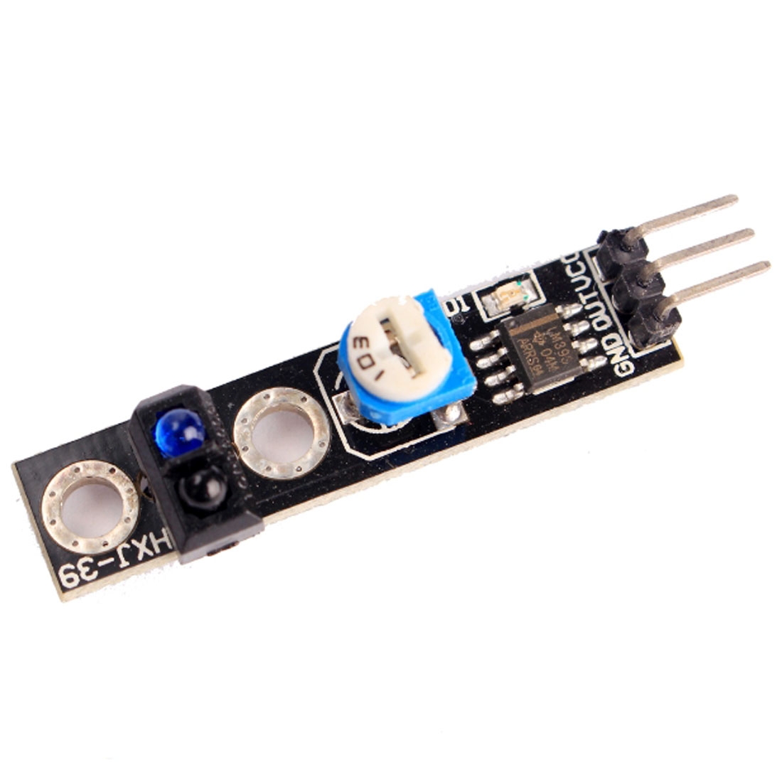 IR Optical Line Hunting Sensor Module with VCC / OUT / GND Pin Connector for Arduino - Shopkiz.com