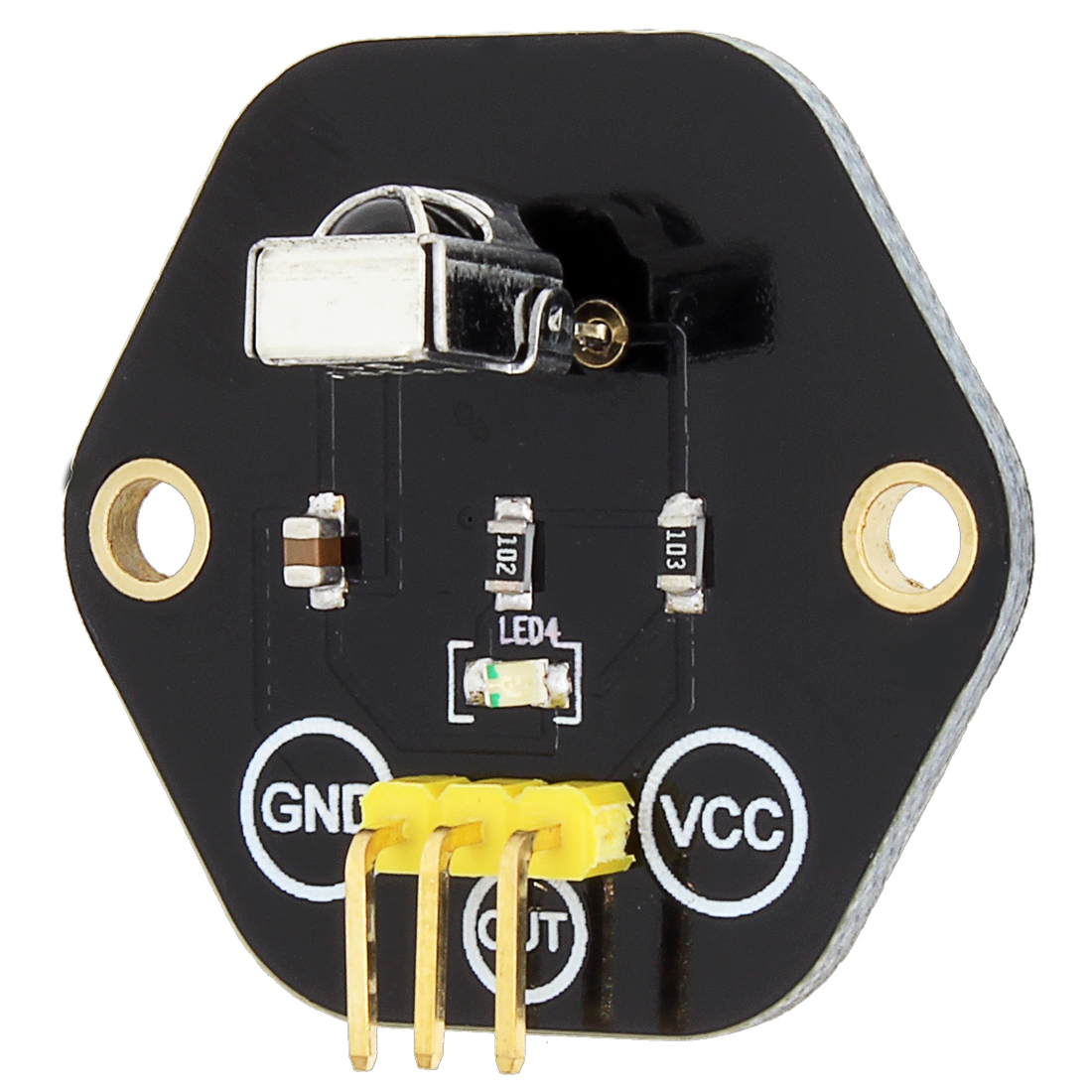 LandaTianrui LDTR-RM013 Digital IR Receiver Module for Arduino / Robot / Smart Car (Black) - Shopkiz.com