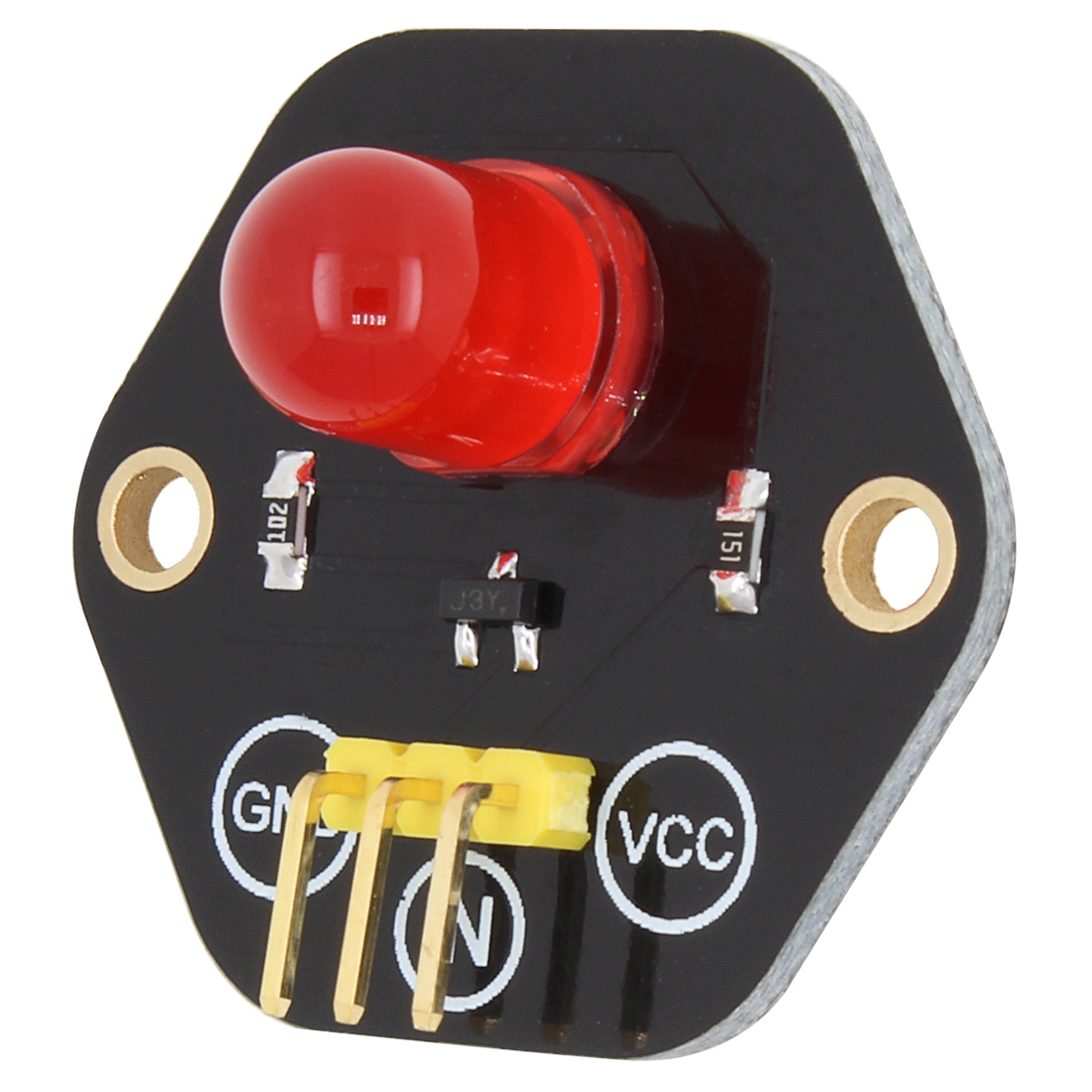 LandaTianrui LDTR-RM022 8mm Digital Red LED Module for Arduino (Black) - Shopkiz.com