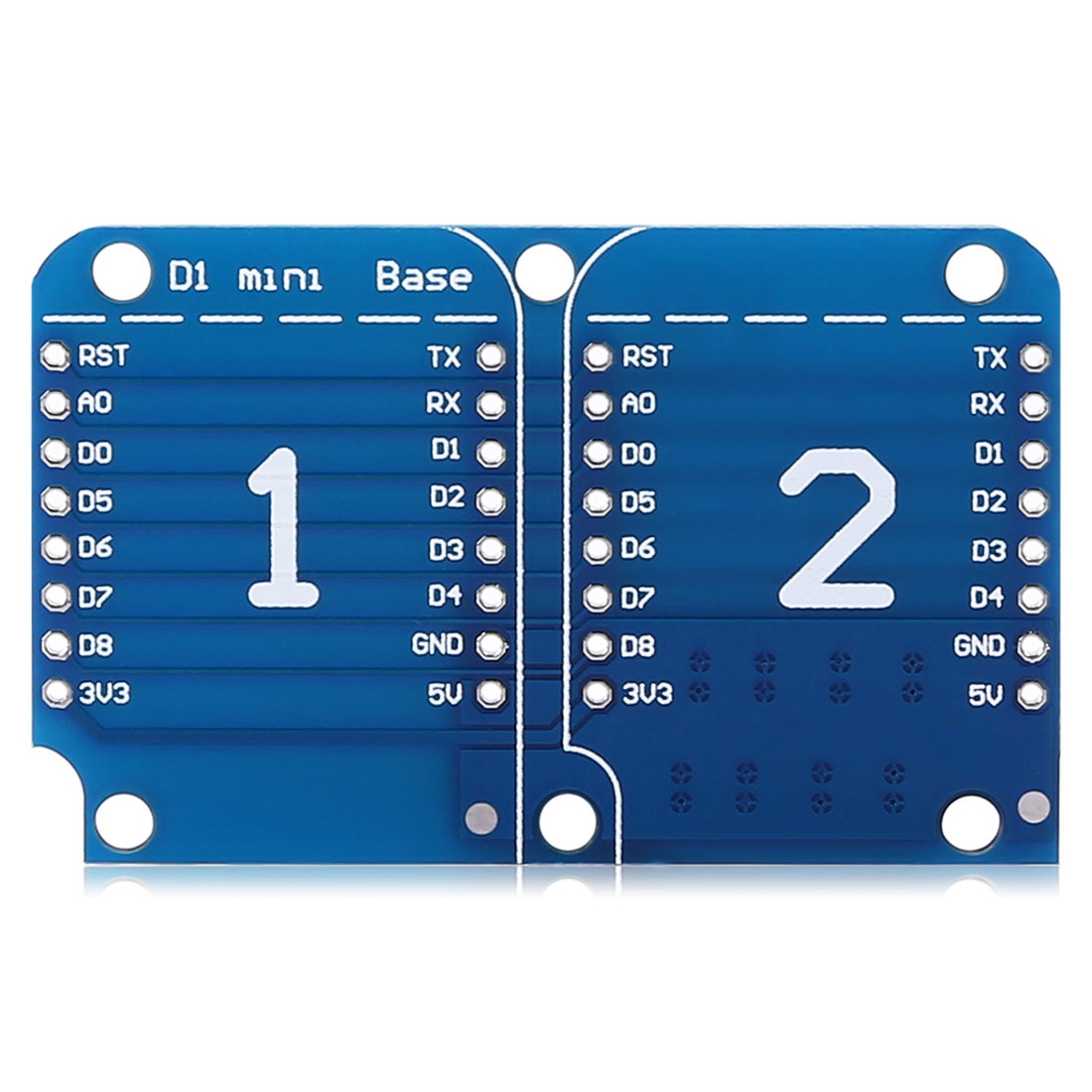 LDTR - WG0085 Dual Base for D1 Mini WiFi Internet Board - Shopkiz.com