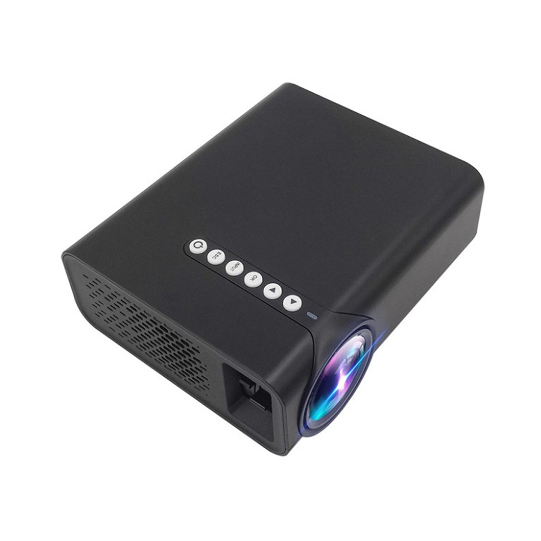 YG520 1800 Lumens HD LCD Projector,Built in Speaker,Can Read U disk, Mobile hard disk,SD Card, AV connect DVD, Set top box.(Black) - Shopkiz.com