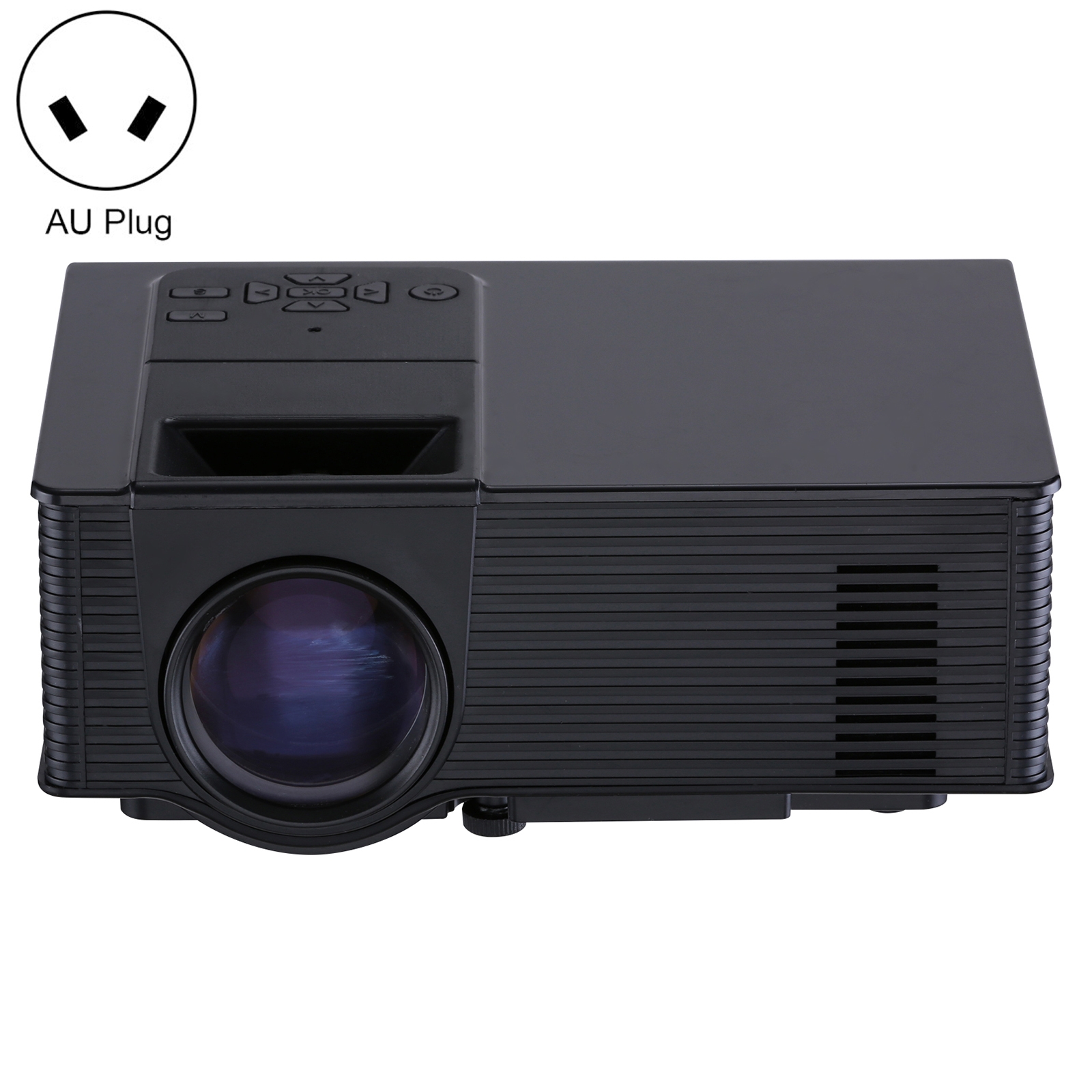 VS-314 Mini Projector 1500ANSI LM LED 800x480 WVGA Multimedia Video Projector, Support VGA / HDMI / USB / TF Card / AV /TV Interfaces, Projecting