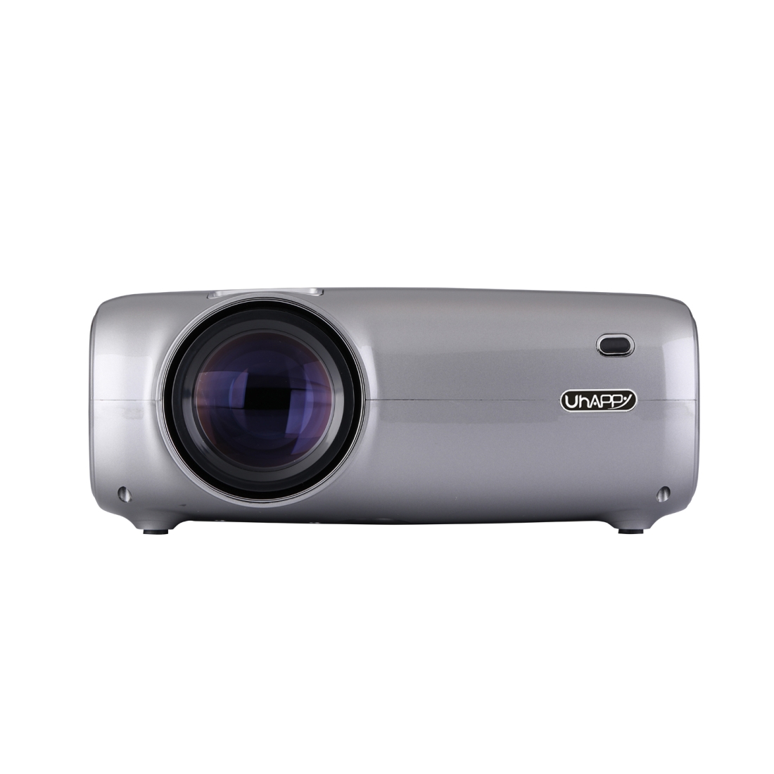 UHAPPY U43 4.3 inch LCD Screen 1080P HD Mini Projector with Remote Control, Support USB / SD / HDMI / VGA / AV (Grey) - Shopkiz.com