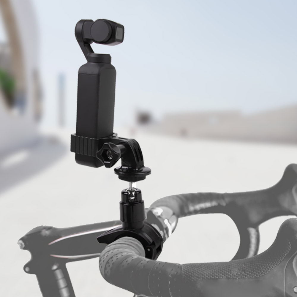 Sunnylife OP-Q9197 Metal Adapter + Bicycle Clip for DJI OSMO Pocket - Shopkiz.com
