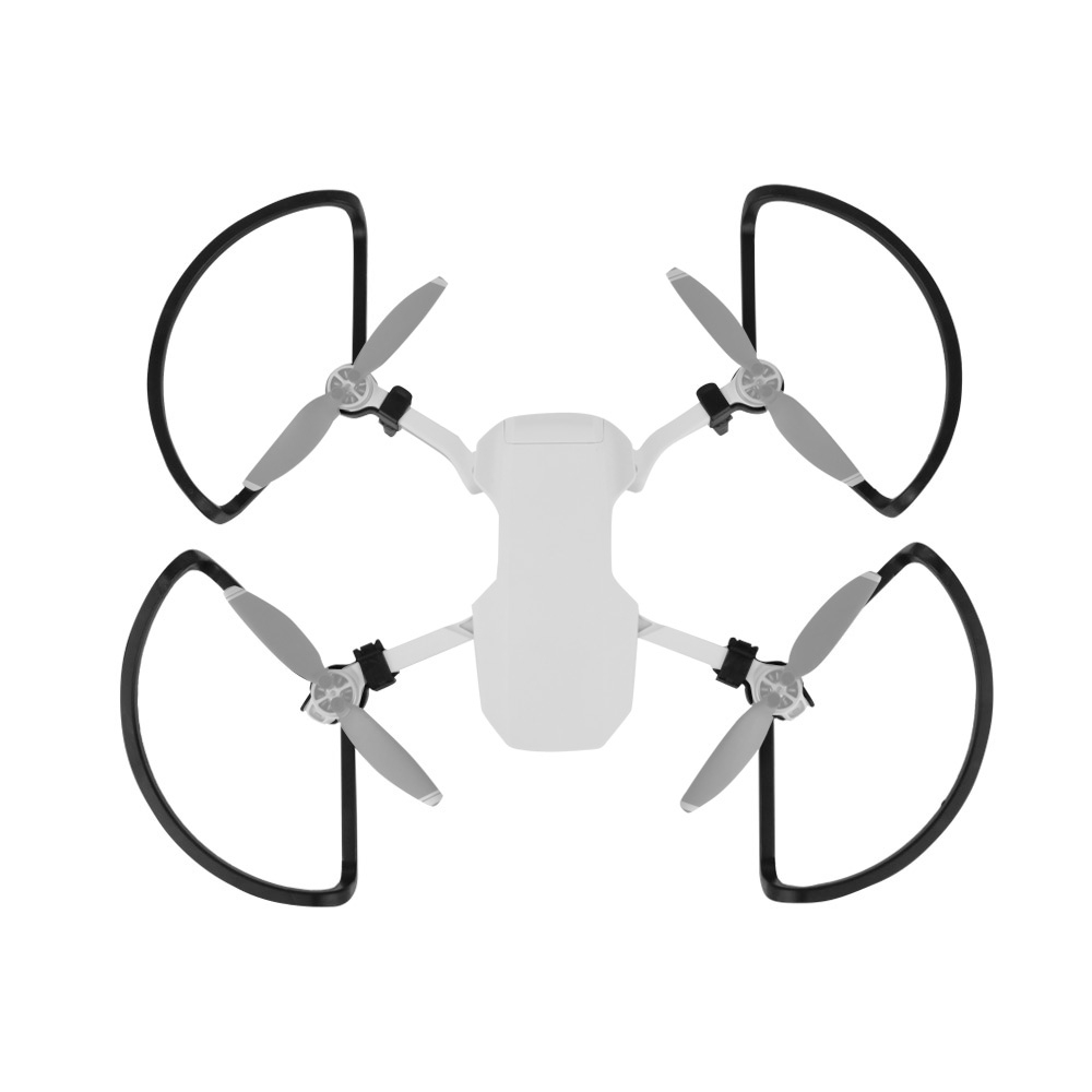 Sunnylife 4 PCS Anti-collision Protectors Guard Bumpers with Heightened Landing Legs for DJI Mavic Mini (Black) - Shopkiz.com