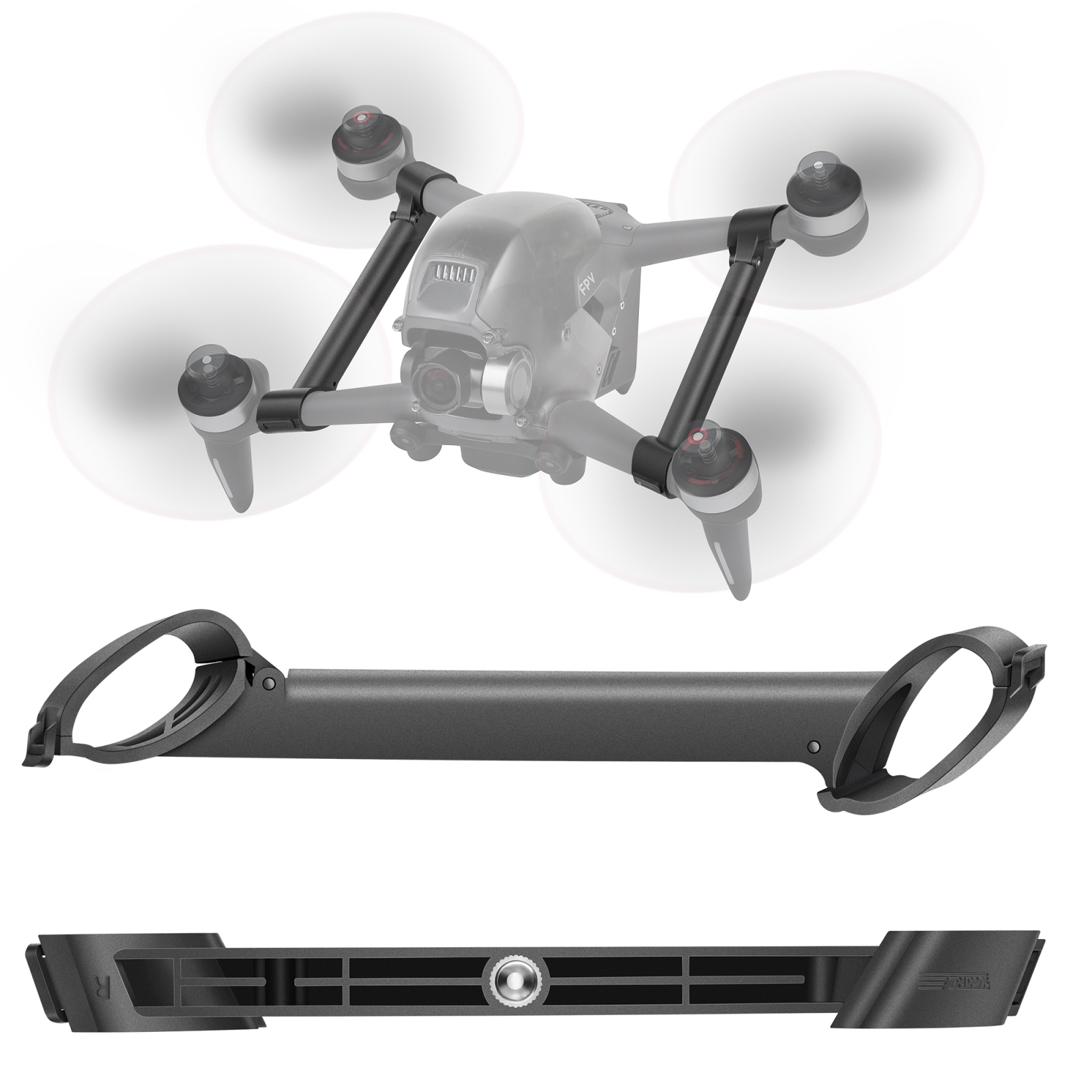 STARTRC Removable Arm Bracers Mount Anti-vibration Shock Absorber Enhancer for DJI FPV Combo Drone - Shopkiz.com