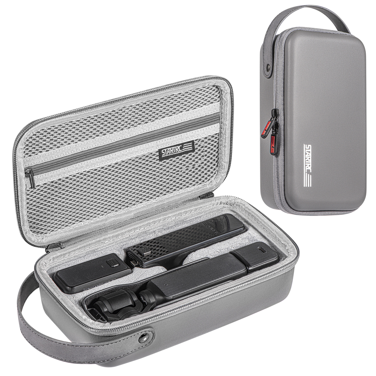 For DJI OSMO Pocket 3 STARTRC Portable Carrying Case Body Storage Bag (Grey) - Shopkiz.com