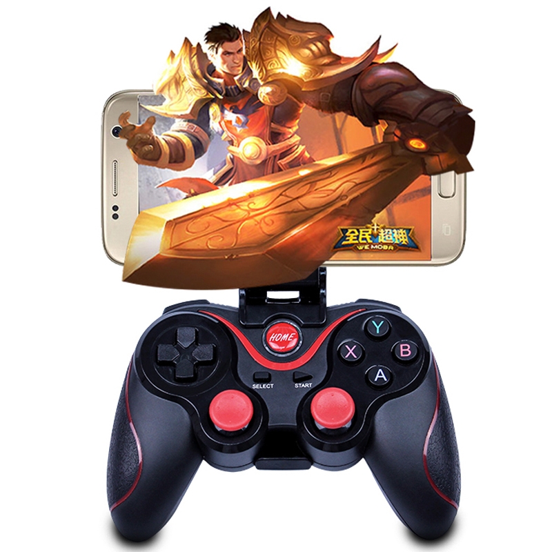 C8 Bluetooth Gaming Controller Grip Game Pad, For Android / iOS / PC / PS3 - Shopkiz.com