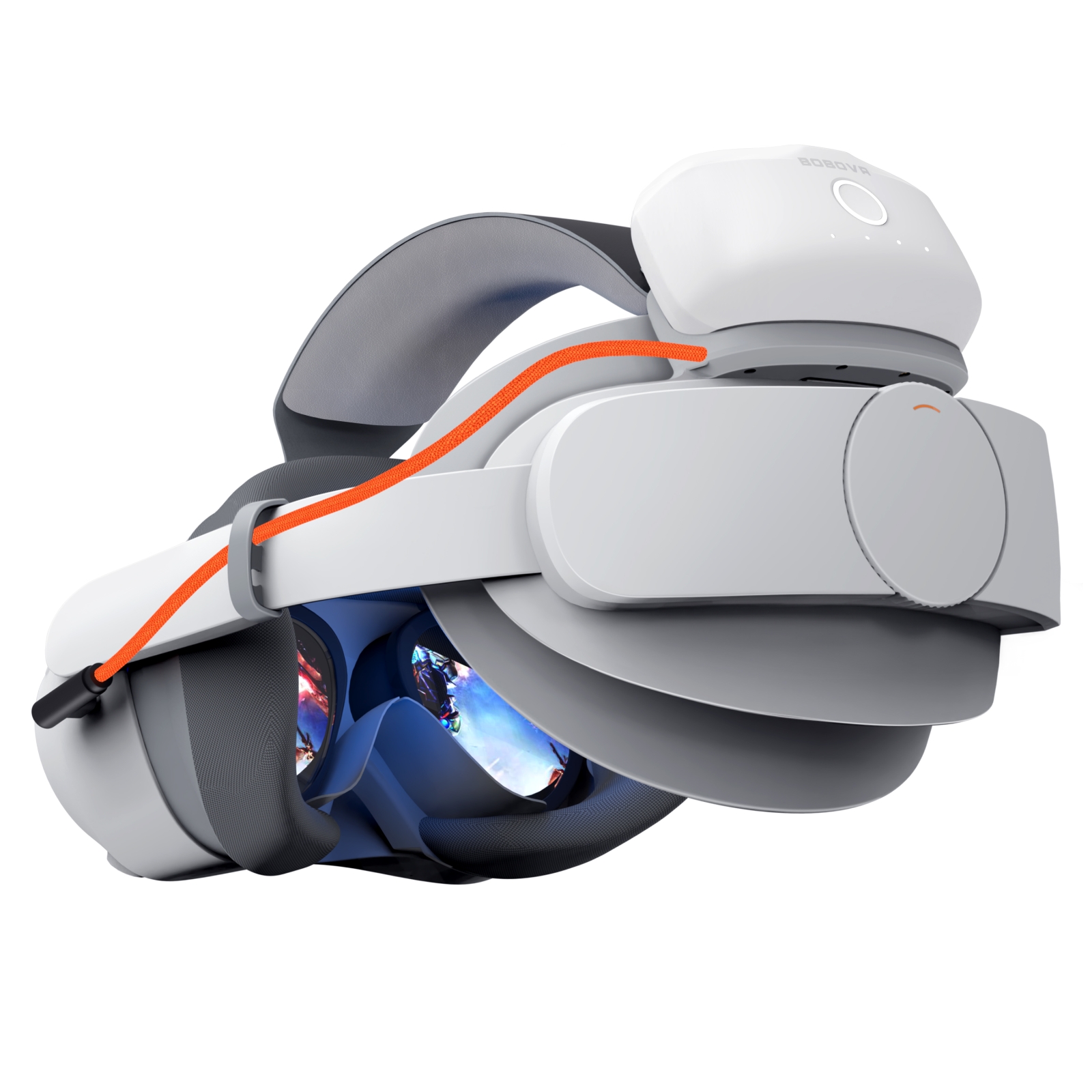 BOBOVR P4-1 Single Battery Adjustable Head Strap for Pico4, with Magnetic Charging Dock - Shopkiz.com