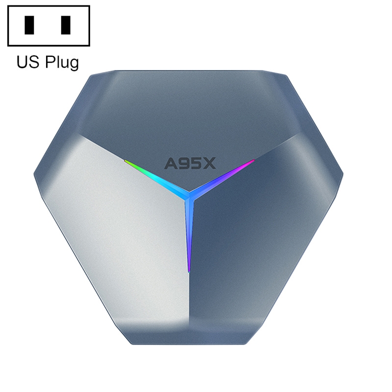 A95X F4 8K UHD Smart TV BOX Android 10.0 Media Player with Remote Control, Amlogic S905X4 Quad Core Cortex-A55 up to 2.0GHz, RAM: 4GB, ROM: 128GB,