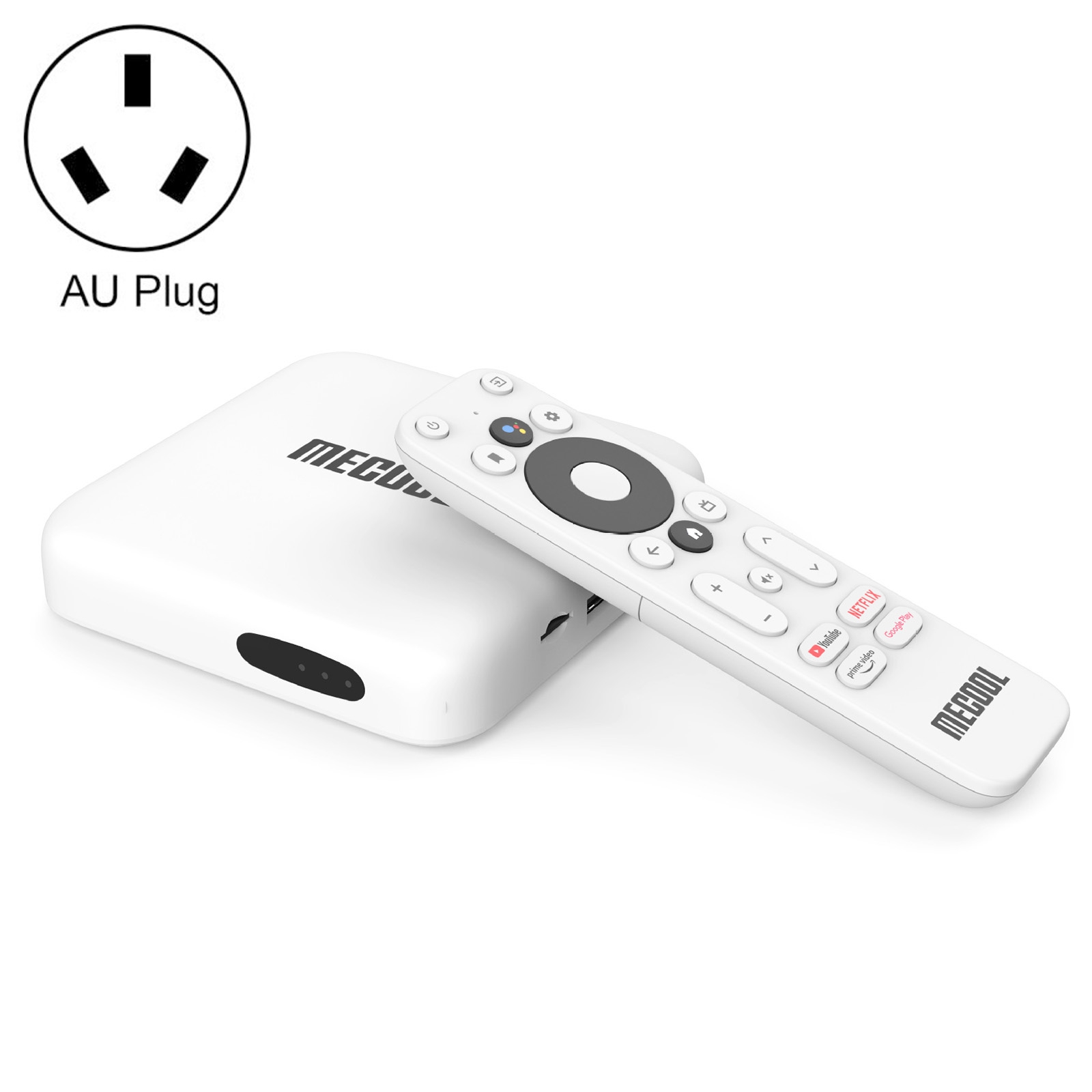 MECOOL KM2 4K Smart TV BOX Android 10.0 Media Player with Remote Control, Amlogic S905X2 Quad Core ARM Cortex A55, RAM: 2GB, ROM: 8GB, Support