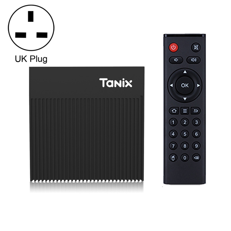 Tanix X4 Android 11 Smart TV Box, Amlogic S905X4 Quad Core, 4GB+32GB, Dual Wifi, BT(UK Plug) - Shopkiz.com