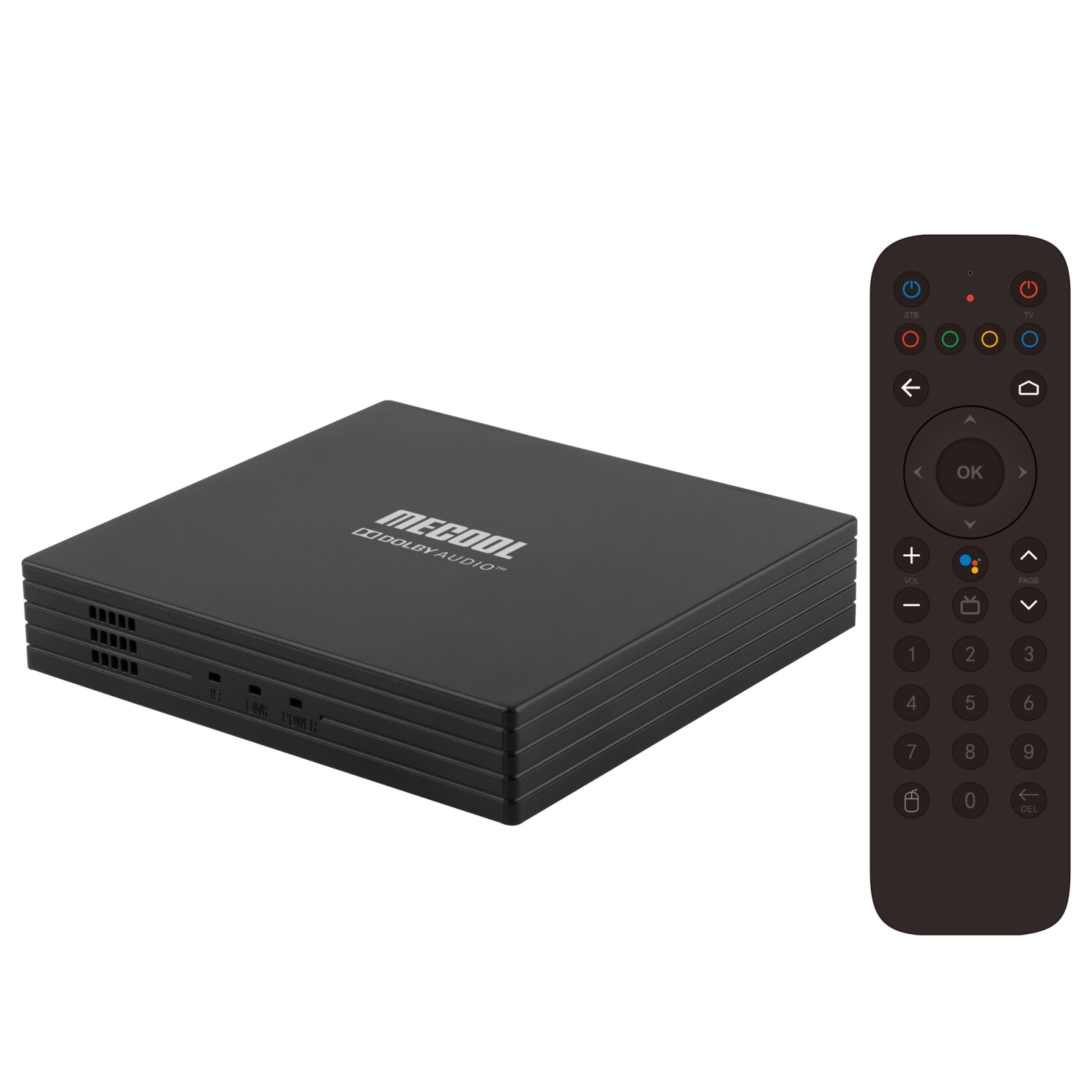 MECOOL KT1 DVB T2 Android 10.0 Smart TV Set Top Box, Amlogic S905X4-B Quad Core ARM Cortex-A55, 2GB+16GB, Dual Band WiFi, Bluetooth(US Plug) -