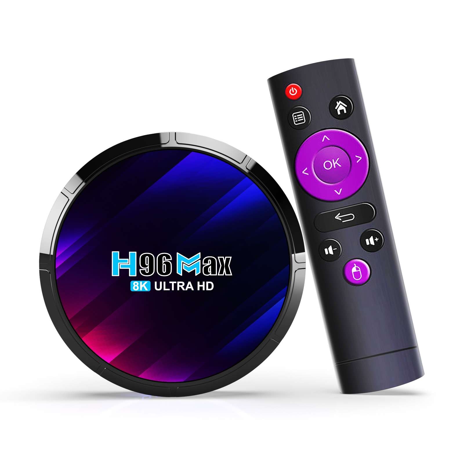 H96 Max 8K Ultra HD Smart TV Box Android 13.0 Media Player with Remote Control, RK3528 Quad-Core, 4GB+64GB(US Plug) - Shopkiz.com