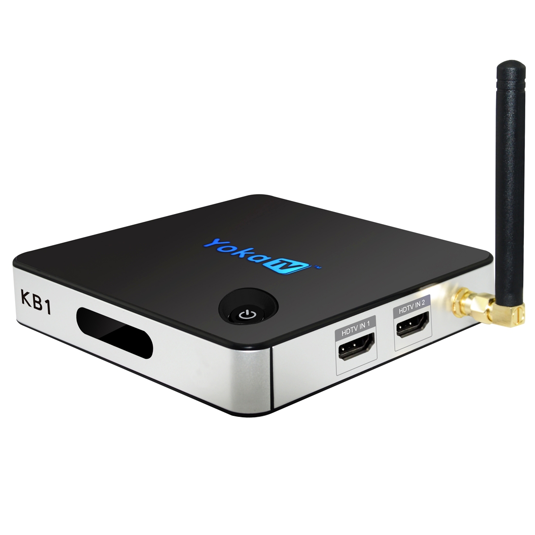 YOKATV KB1 4K UHD Smart TV Box with Remote Controller, Android 6.0 Amlogic S905X Quad Core Cortex-A53 up to 2.0GHz, RAM: 2GB, ROM: 16GB, OTA,
